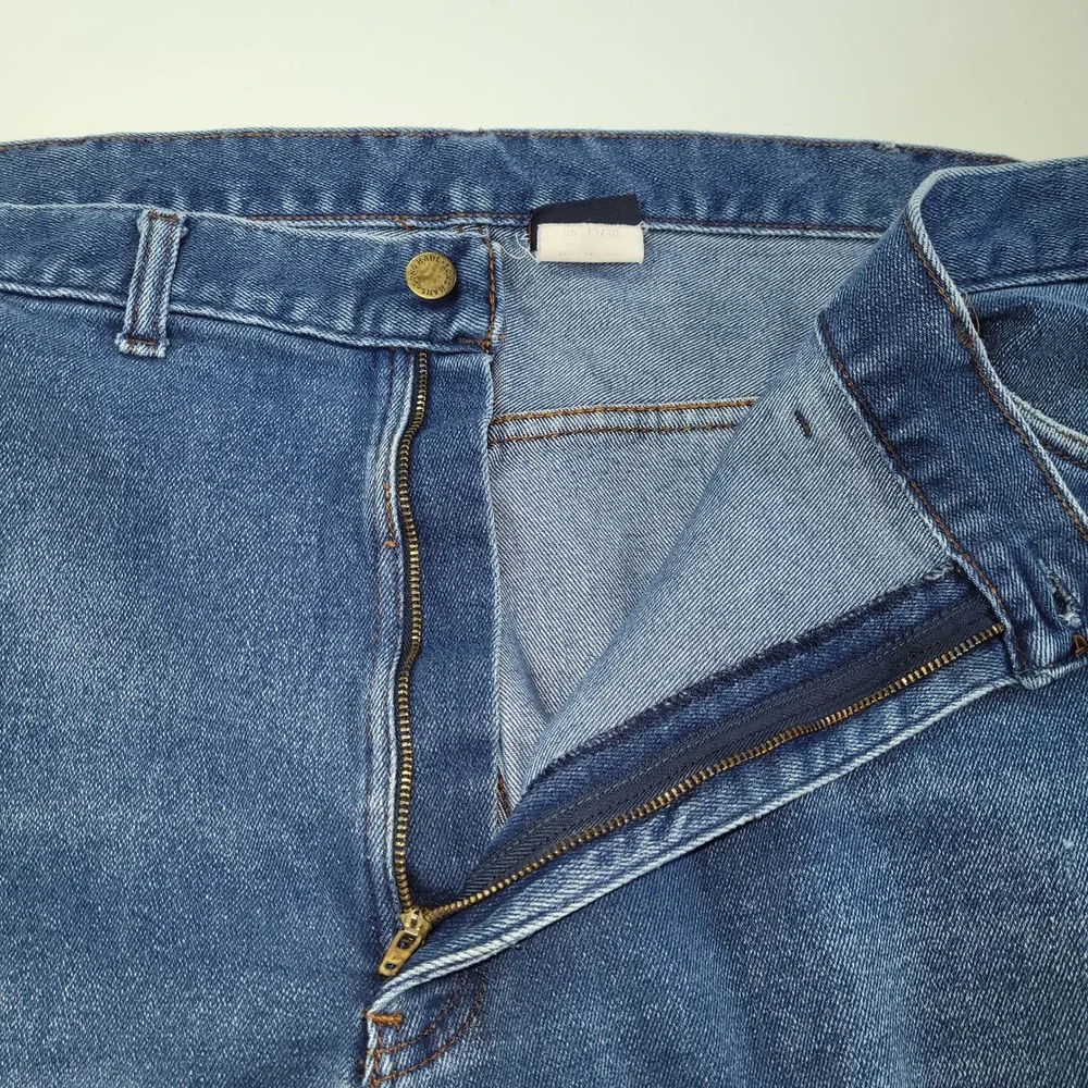 Long Haul Jeans Mens‎ 44x28 Blue Stretch Denim Vintage Made in USA Classic